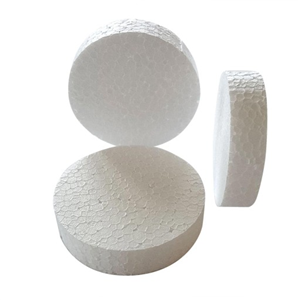 Zatyczka styropianowa (krążek) BAUM 67×17mm BIAŁY