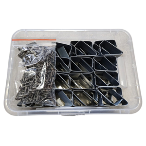 Klin sprężynowy do parapetów F1 z otworami 100szt