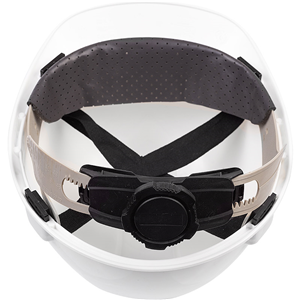 CC Kask ochronny HDPE , 4-punktowe mocowanie BIAŁY