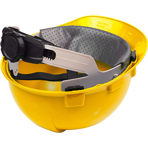 CC Kask ochronny HDPE , 4-punktowe mocowanie ŻÓŁTY