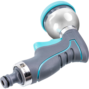 CC Pistolet zraszający 10 funkcji metal/guma 1/2'