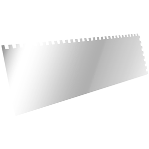 CC Paca nierdzewna z zębami 480X130mm 10x10mm