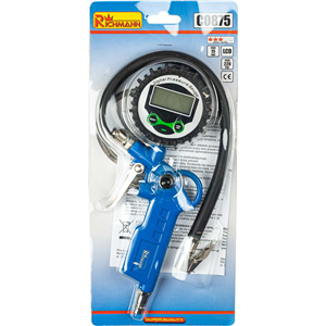 CC Pistolet do pompowania kół cyfrowy manometr