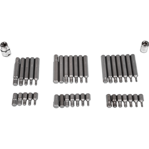 CC Zestaw bitów IMBUS,TORX,SPLINE (40szt) Wkład A