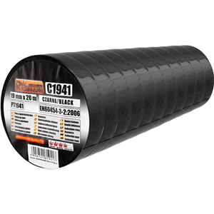 CC Taśma izolacyjna PCV czarna 19mmx20m