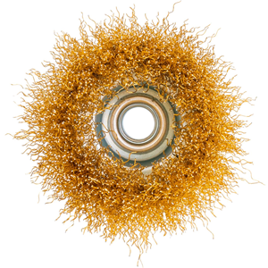 CC Szczotka czołowa mosiężna M14 75mm