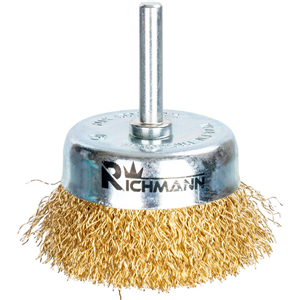 CC Szczotka do wiertarki czołowa mosiężna 75mm