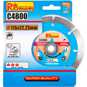 CC Tarcza diamentowa SEGMENTOWA 115mm