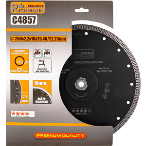 CC Tarcza diamentowa PEŁNA CIENKA 250x2,2x25,4mm