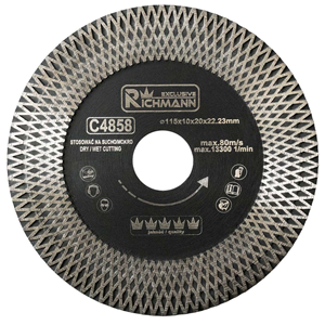 CC Tarcz diamentowa do krawędzi płytek 115x1,9mm