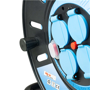 CC Przedłużacz bębnowy plastik 25m 3x1,5mm IP44