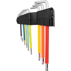 CC Zestaw TORX długich z otworem S2 T10-T50 (9szt)