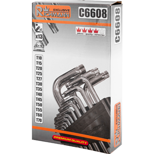 CC Zestaw kluczy TORX T10-T70 (13szt)
