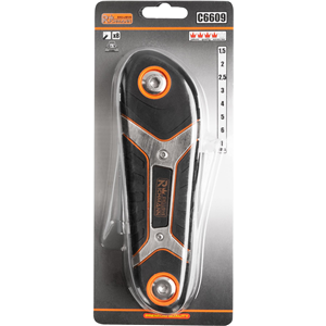 CC Klucze imbusowych składane 1,5-8mm (8szt)