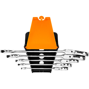 CC Klucze płas.-oczk. z grzech. łam. 8-19mm (5szt)