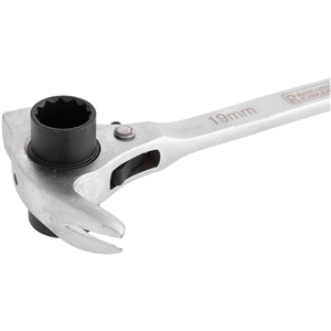 CC Klucz do rusztowań młotkow z grzechot. 19x22mm