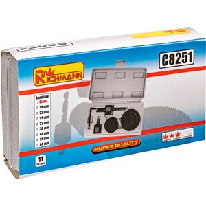 CC Zestaw otwornic do gips-kartonu 19-64mm (11szt)