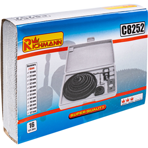 CC Zestaw otwornic do gips-kartonu 19-127mm(16szt)