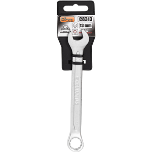 CC Klucz płasko-oczkowy satynowany 21mm