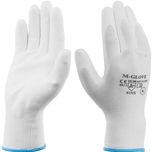 CC Rękawice robocze ULTRA-TEC białe "8"