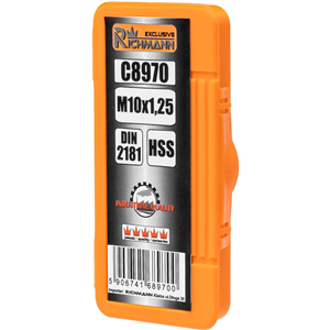 CC Gwintownik drobnozwojowy HSS M10x1,25mm DIN2181