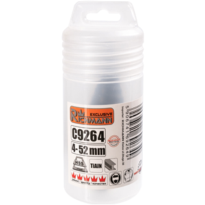 CC Wiertło stopniowane do metalu 4-52mm