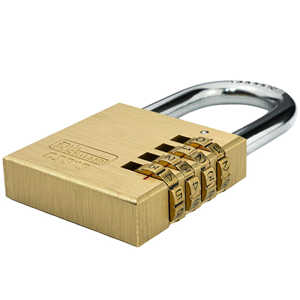 CC Kłódka stalowa na szyfr złota 30mm