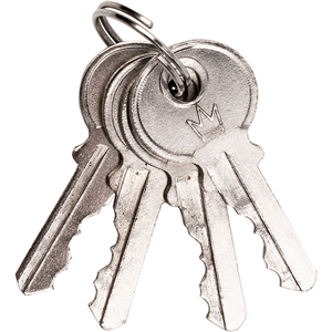 CC Kłódka złota 40mm 4 kluczyki