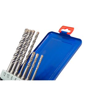 CC Zestaw wierteł udarowych SDS+ X4 5-12mm (7szt)