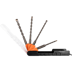 CC Zestaw wierteł udarowych SDS+ PROFI 5-10mm 4szt