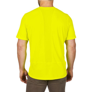 MM Koszulka WORKSKIN krótki rękaw żółta "L" - zdjęcie 2
