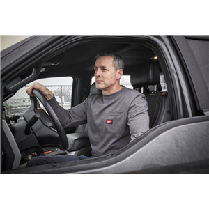 MM KOSZULKA Z DŁUGIM RĘKAWEM SZARA "XXL"