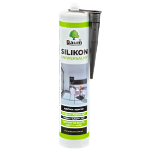 BAUM SILIKON UNIWERSALNY CZARNY 280ml