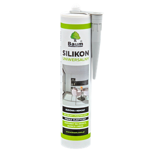 BAUM SILIKON UNIWERSALNY SZARY 280ML