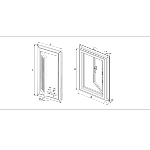 AW Maskownica komorowa PCV 70x100 MKOM43