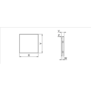 AW Panel TRAX 100 biały