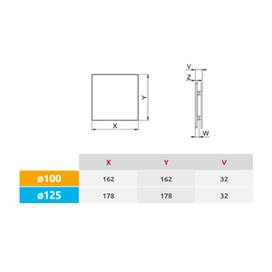 AW Panel trax czarny mat 125mm