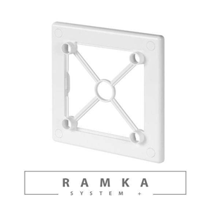 AW Ramka do panelu 14x14cm fi100 szara RW100SZ