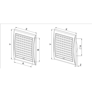 AW Osłona went. "LUNA" TUS 14x14 TL1