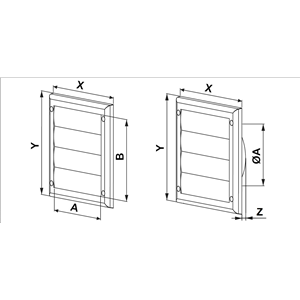 AW Osłona went. 14x14 TŻN fi125