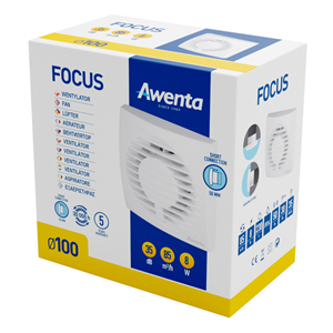 AW Wentylator wyciągowy FOCUS WFA100