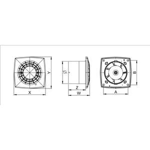 AW Wentylator wyciag.VEGA  WGB100H      E0007848W