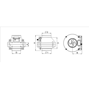 AW Wentylator promieniowy WP100          E0007848W